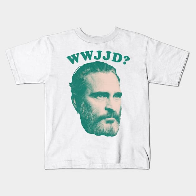 WWJD? What Would Joaquin Do? Kids T-Shirt by DankFutura